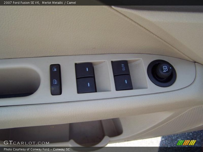 Merlot Metallic / Camel 2007 Ford Fusion SE V6