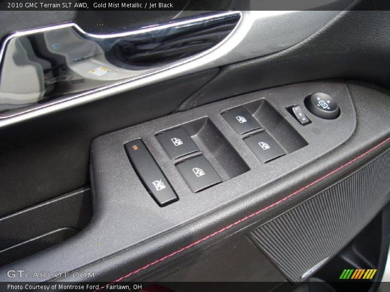 Gold Mist Metallic / Jet Black 2010 GMC Terrain SLT AWD
