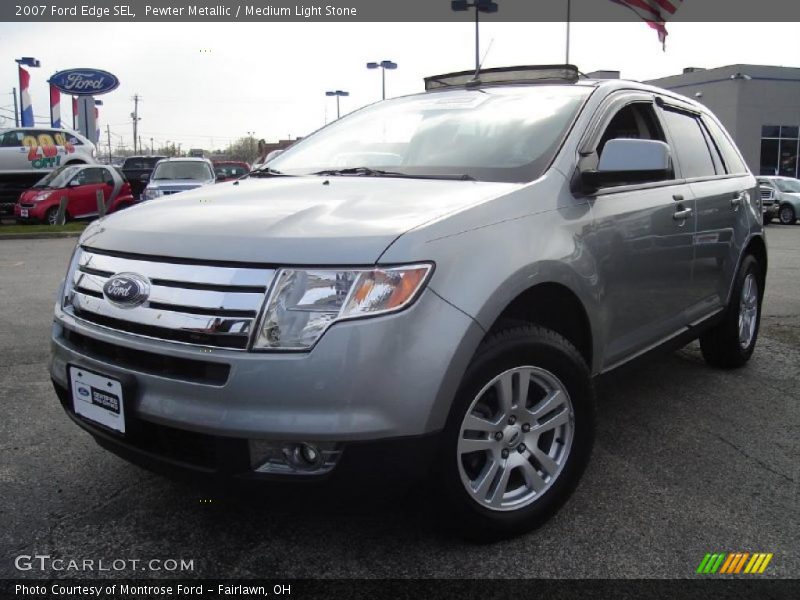 Pewter Metallic / Medium Light Stone 2007 Ford Edge SEL