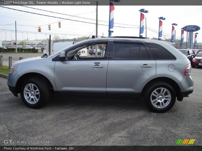 Pewter Metallic / Medium Light Stone 2007 Ford Edge SEL