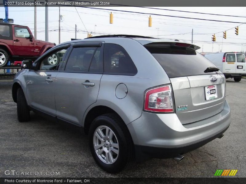 Pewter Metallic / Medium Light Stone 2007 Ford Edge SEL