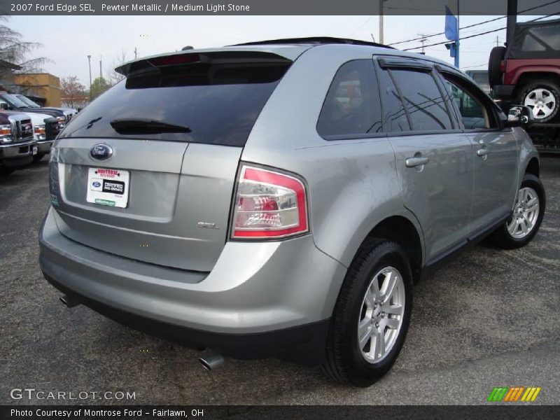 Pewter Metallic / Medium Light Stone 2007 Ford Edge SEL