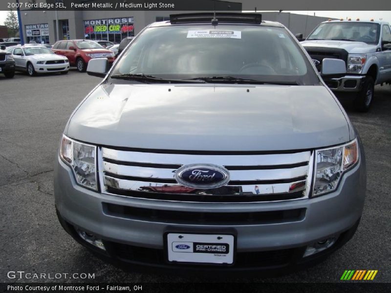 Pewter Metallic / Medium Light Stone 2007 Ford Edge SEL