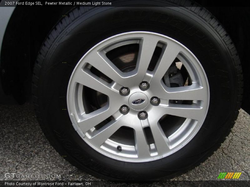 Pewter Metallic / Medium Light Stone 2007 Ford Edge SEL