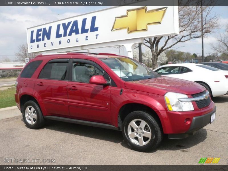 Salsa Red Metallic / Light Gray 2006 Chevrolet Equinox LT