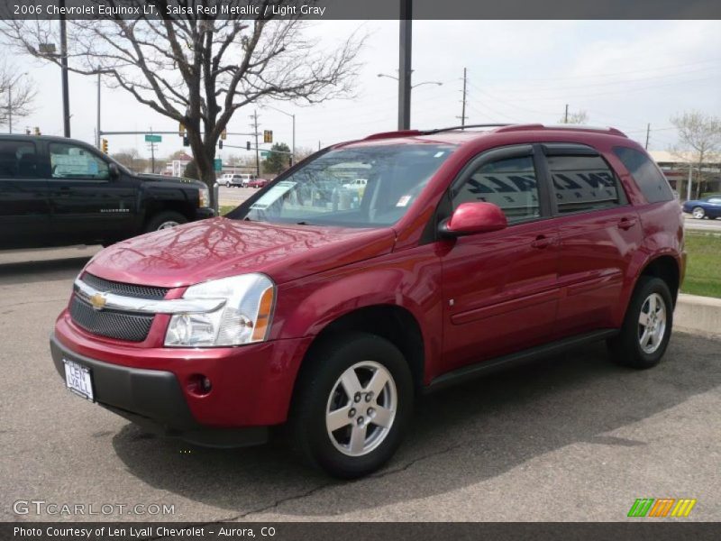 Salsa Red Metallic / Light Gray 2006 Chevrolet Equinox LT