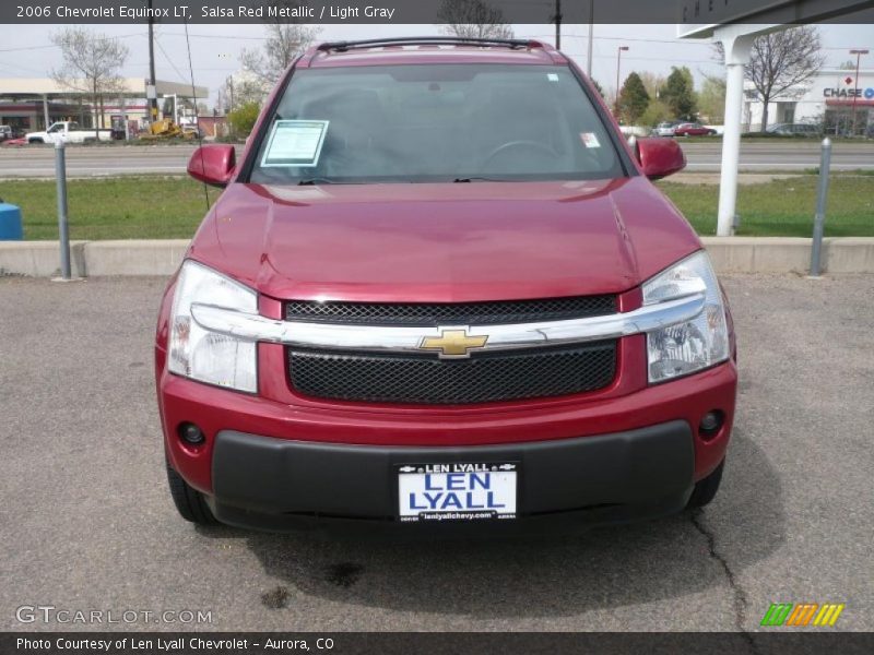 Salsa Red Metallic / Light Gray 2006 Chevrolet Equinox LT