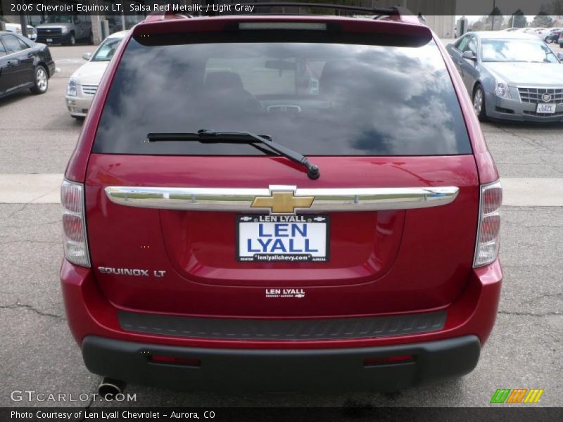 Salsa Red Metallic / Light Gray 2006 Chevrolet Equinox LT