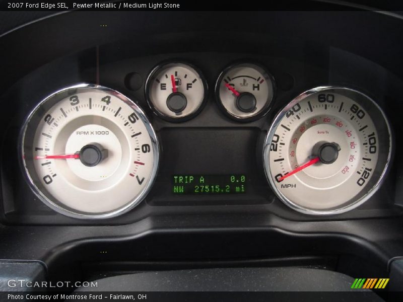 Pewter Metallic / Medium Light Stone 2007 Ford Edge SEL