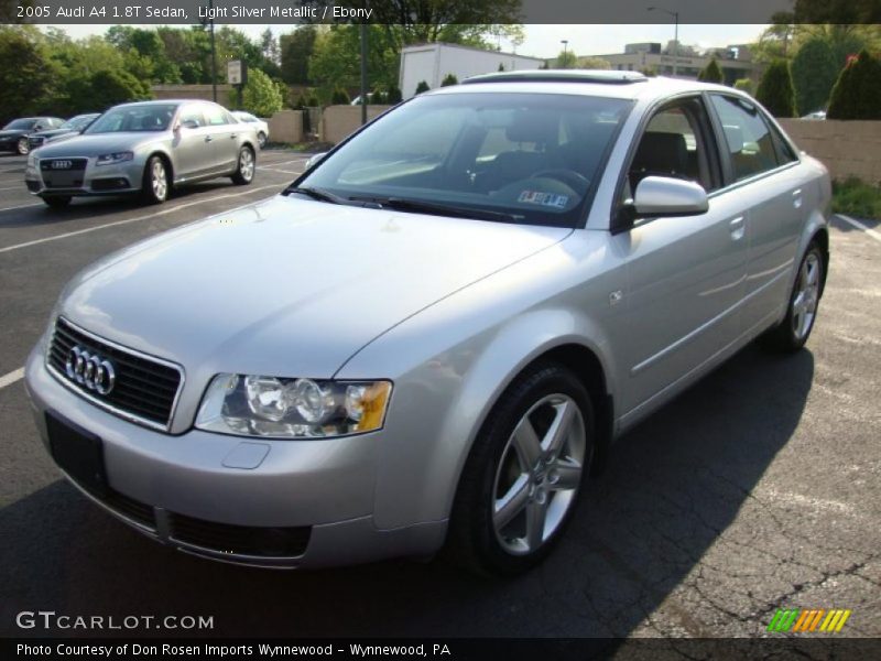 Light Silver Metallic / Ebony 2005 Audi A4 1.8T Sedan