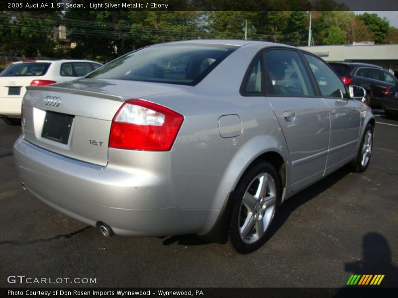 Light Silver Metallic / Ebony 2005 Audi A4 1.8T Sedan