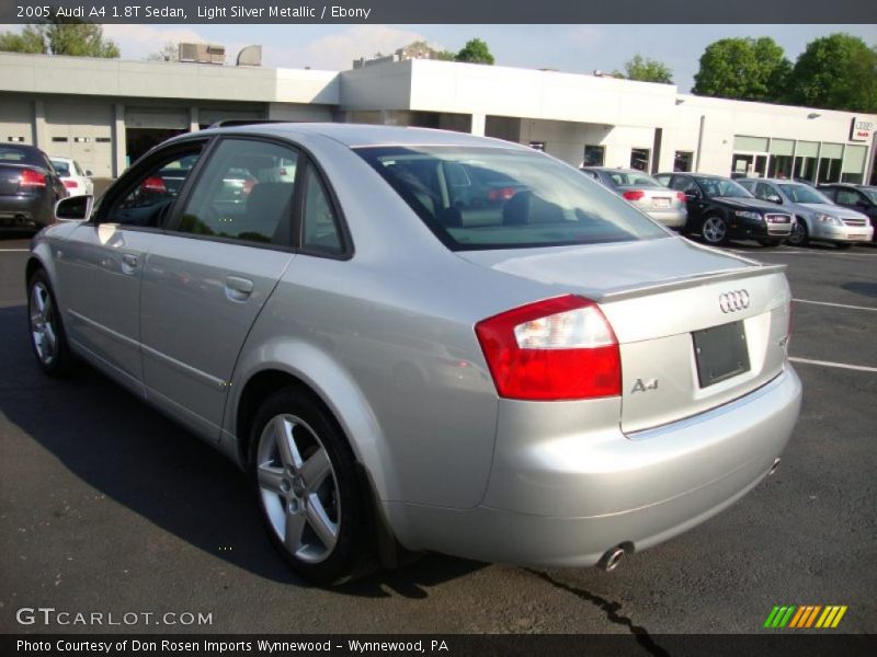 Light Silver Metallic / Ebony 2005 Audi A4 1.8T Sedan