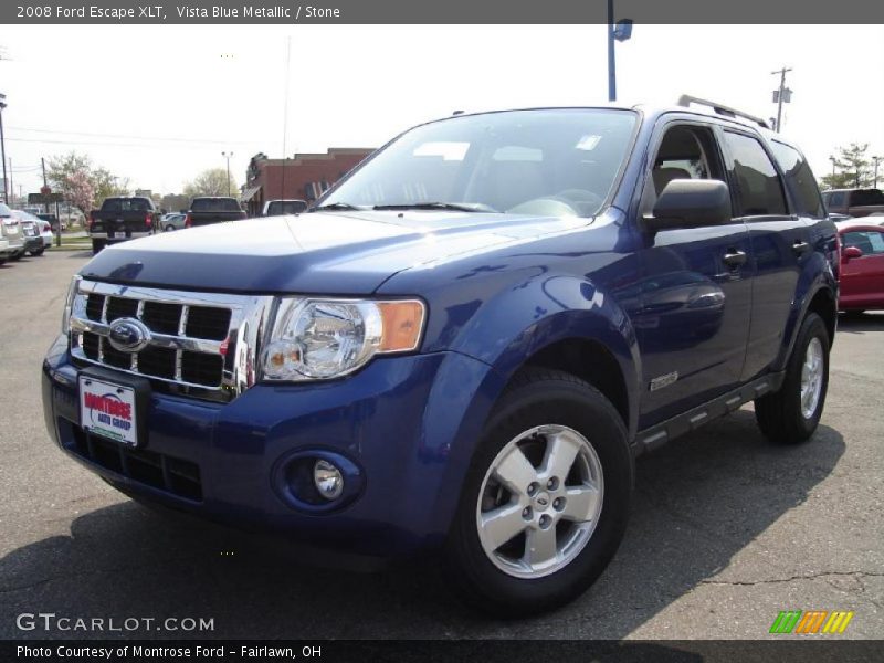 Vista Blue Metallic / Stone 2008 Ford Escape XLT