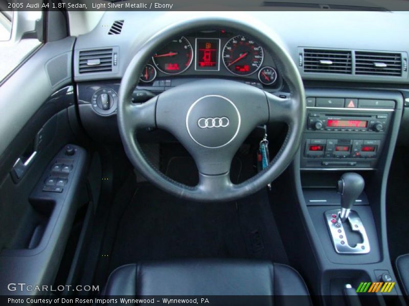 Light Silver Metallic / Ebony 2005 Audi A4 1.8T Sedan