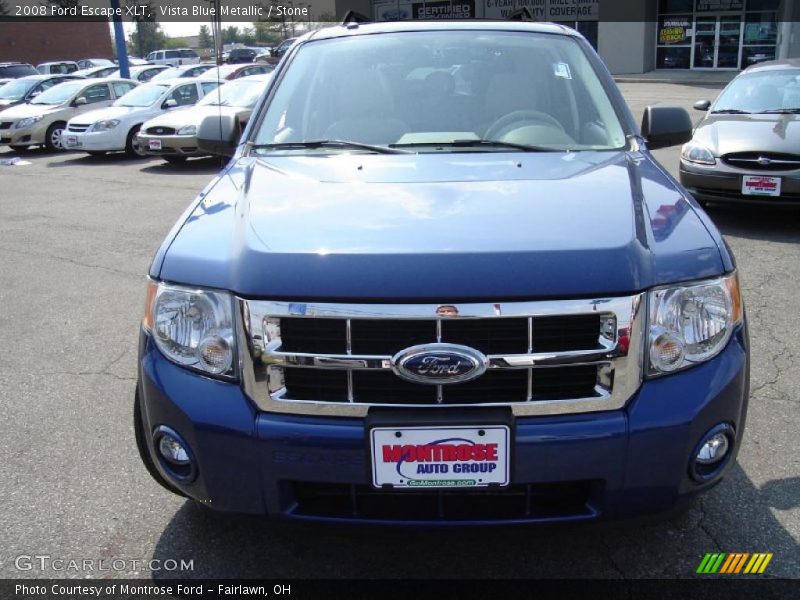 Vista Blue Metallic / Stone 2008 Ford Escape XLT