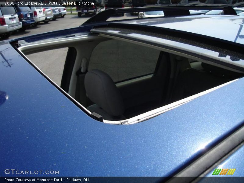 Vista Blue Metallic / Stone 2008 Ford Escape XLT