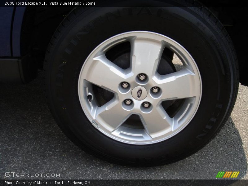 Vista Blue Metallic / Stone 2008 Ford Escape XLT