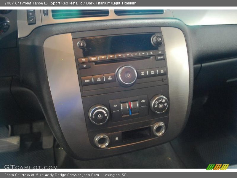 Sport Red Metallic / Dark Titanium/Light Titanium 2007 Chevrolet Tahoe LS