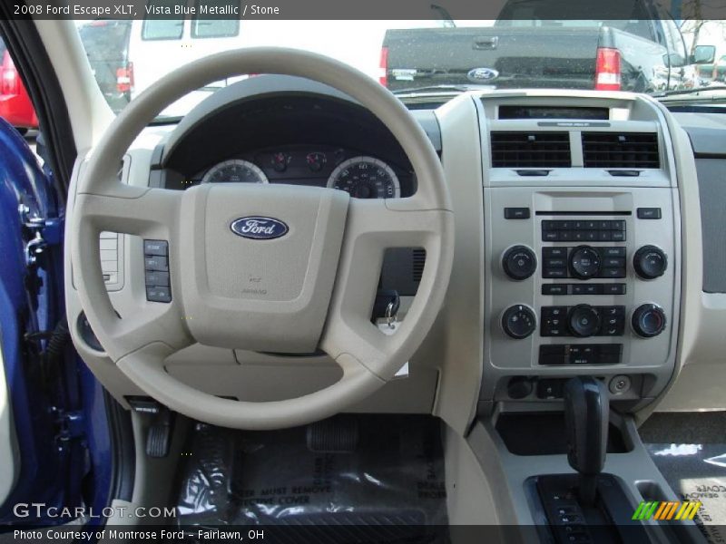 Vista Blue Metallic / Stone 2008 Ford Escape XLT
