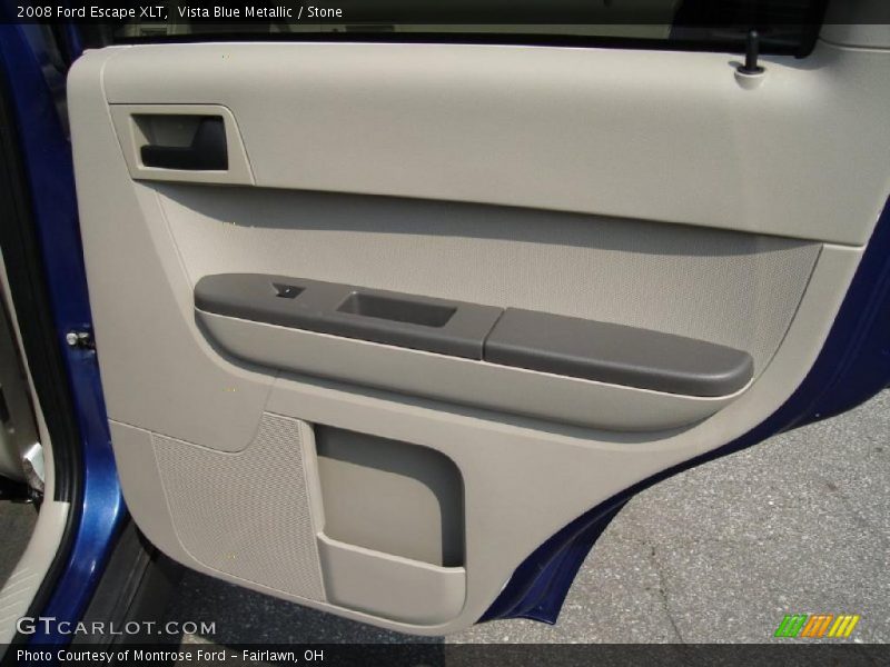 Vista Blue Metallic / Stone 2008 Ford Escape XLT