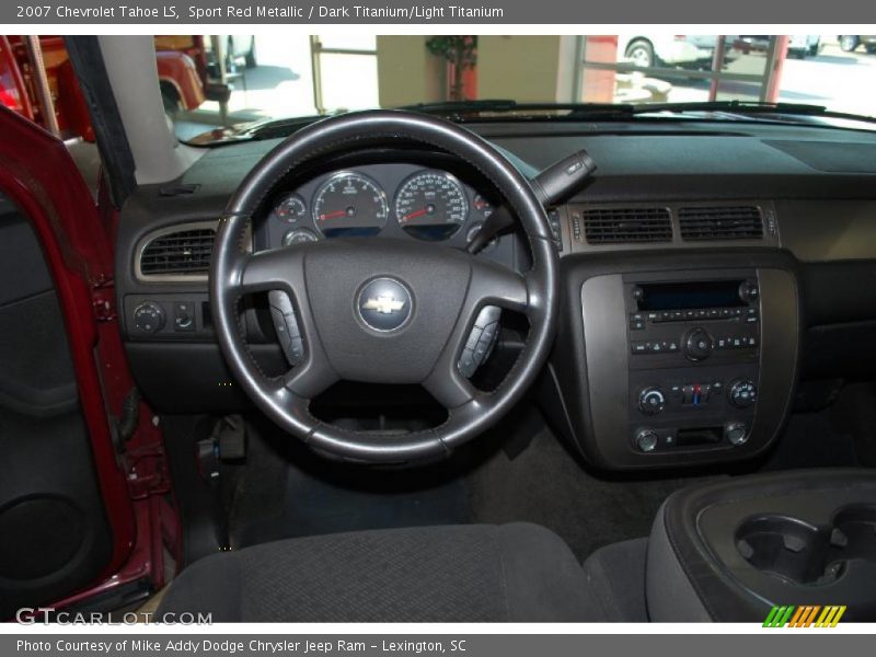 Sport Red Metallic / Dark Titanium/Light Titanium 2007 Chevrolet Tahoe LS