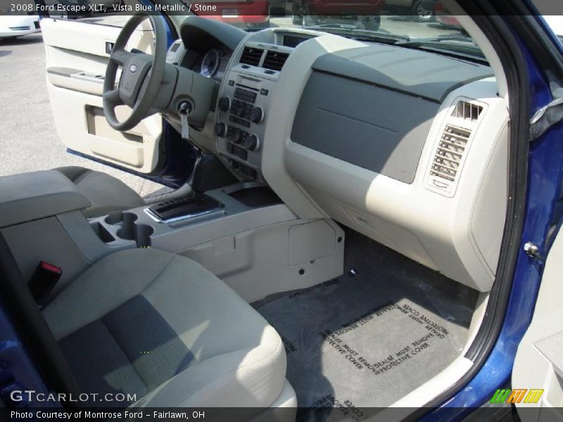 Vista Blue Metallic / Stone 2008 Ford Escape XLT