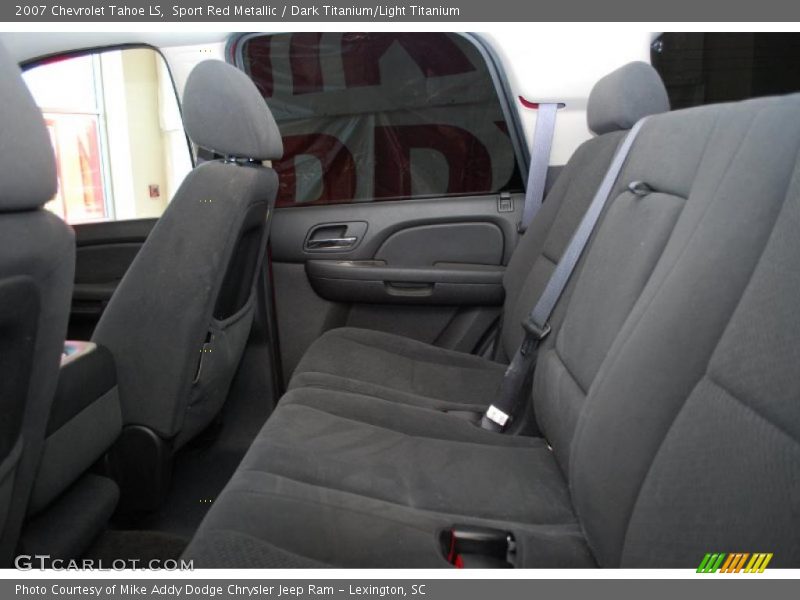 Sport Red Metallic / Dark Titanium/Light Titanium 2007 Chevrolet Tahoe LS
