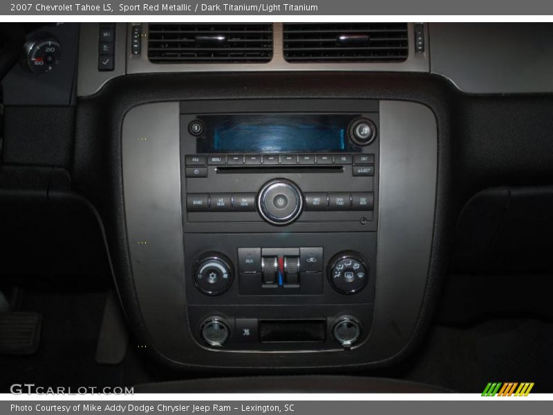 Sport Red Metallic / Dark Titanium/Light Titanium 2007 Chevrolet Tahoe LS