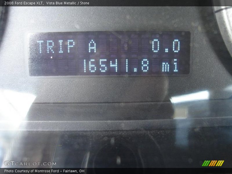 Vista Blue Metallic / Stone 2008 Ford Escape XLT