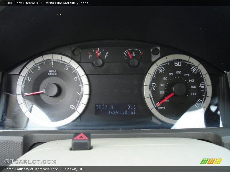 Vista Blue Metallic / Stone 2008 Ford Escape XLT