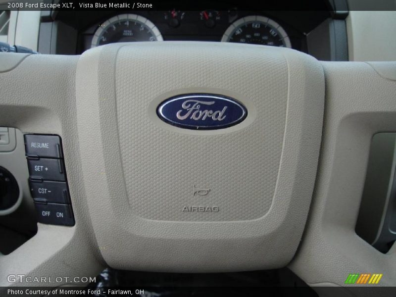 Vista Blue Metallic / Stone 2008 Ford Escape XLT