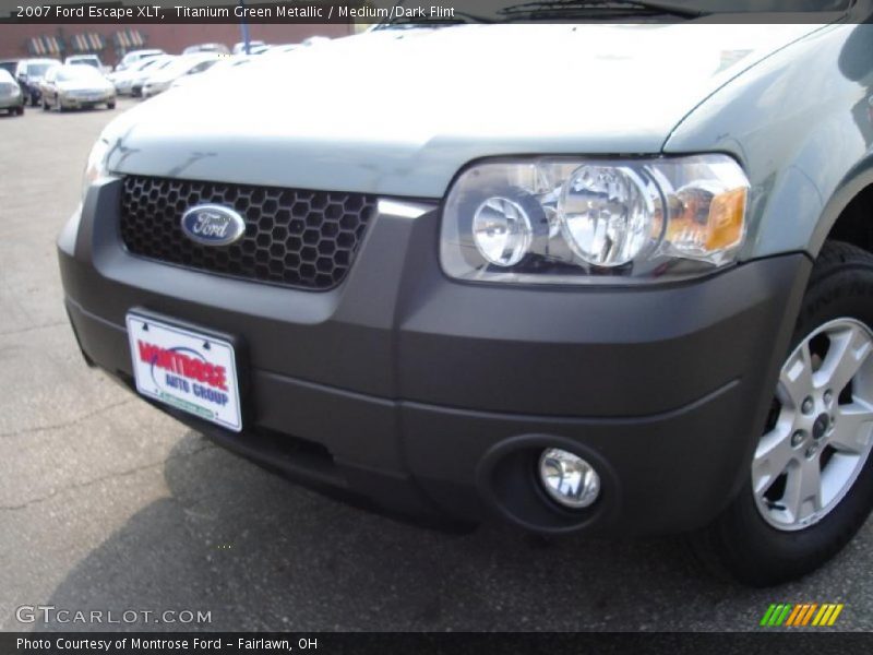 Titanium Green Metallic / Medium/Dark Flint 2007 Ford Escape XLT