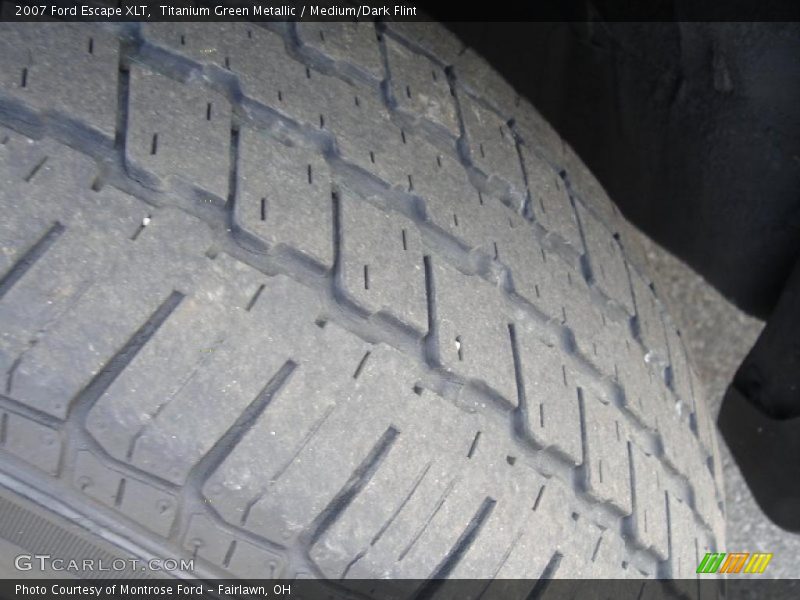 Titanium Green Metallic / Medium/Dark Flint 2007 Ford Escape XLT