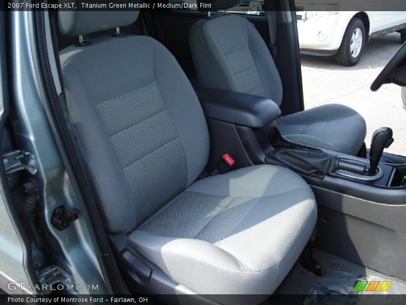 Titanium Green Metallic / Medium/Dark Flint 2007 Ford Escape XLT