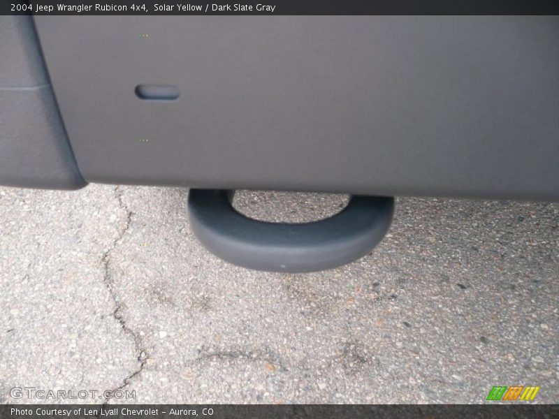 Solar Yellow / Dark Slate Gray 2004 Jeep Wrangler Rubicon 4x4