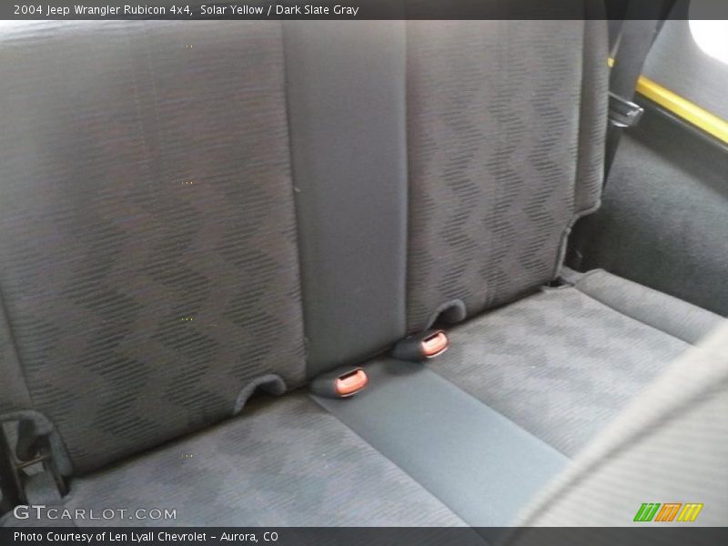 Solar Yellow / Dark Slate Gray 2004 Jeep Wrangler Rubicon 4x4