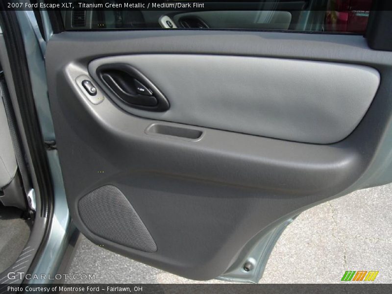 Titanium Green Metallic / Medium/Dark Flint 2007 Ford Escape XLT