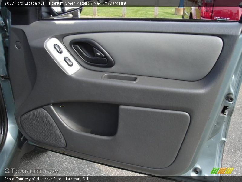 Titanium Green Metallic / Medium/Dark Flint 2007 Ford Escape XLT