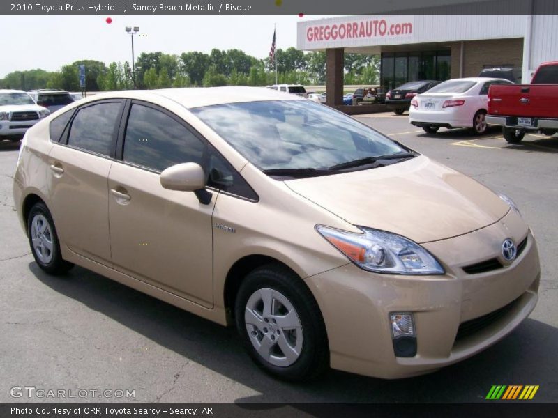 Sandy Beach Metallic / Bisque 2010 Toyota Prius Hybrid III
