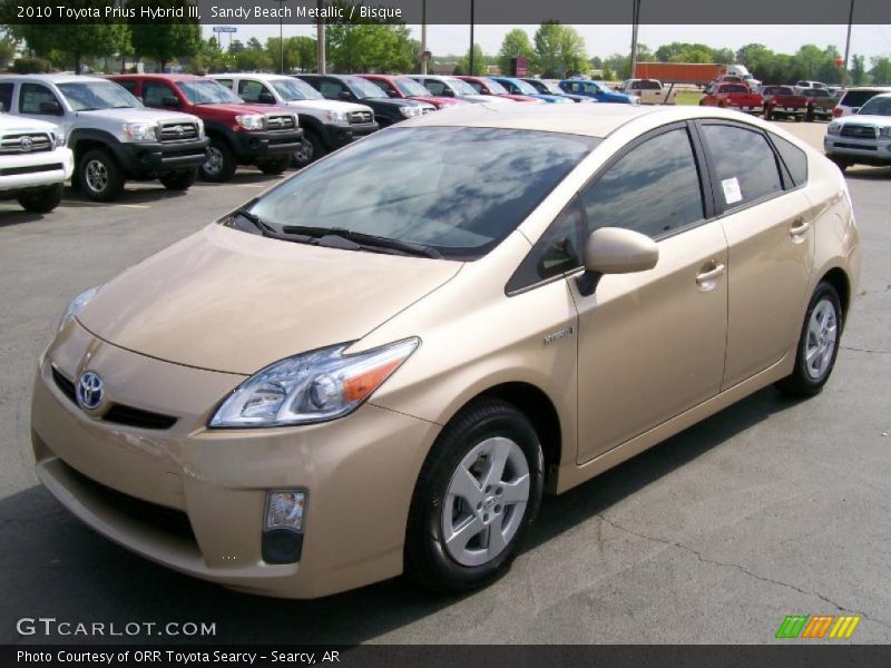 Sandy Beach Metallic / Bisque 2010 Toyota Prius Hybrid III