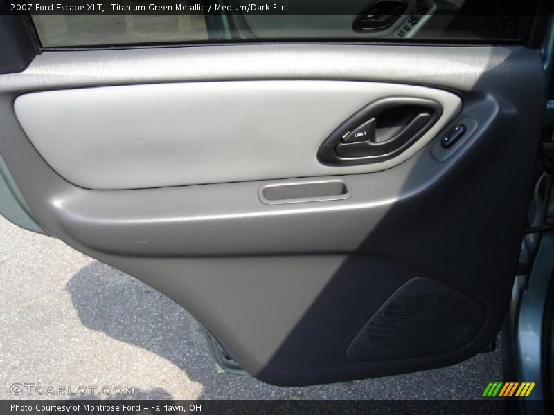 Titanium Green Metallic / Medium/Dark Flint 2007 Ford Escape XLT