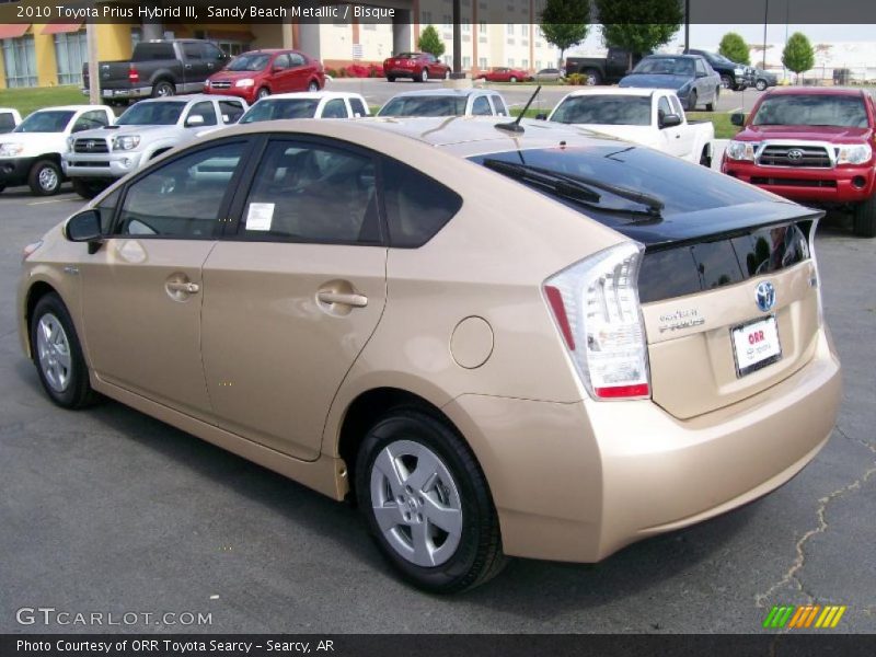 Sandy Beach Metallic / Bisque 2010 Toyota Prius Hybrid III