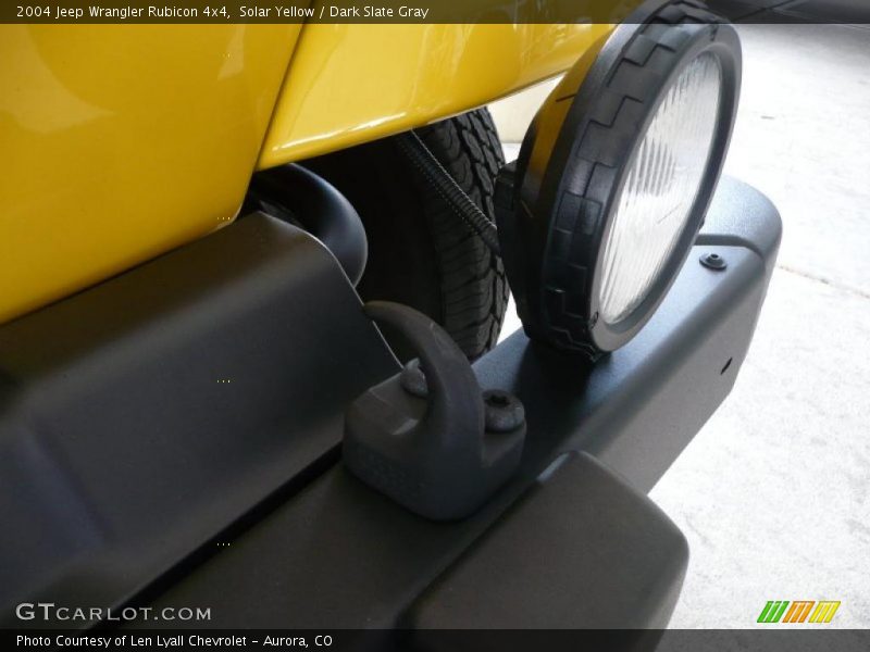 Solar Yellow / Dark Slate Gray 2004 Jeep Wrangler Rubicon 4x4