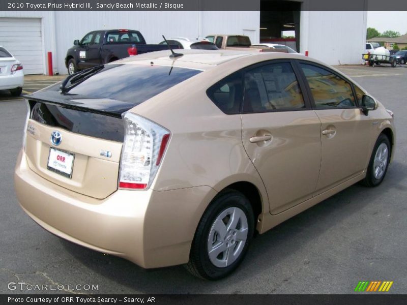 Sandy Beach Metallic / Bisque 2010 Toyota Prius Hybrid III
