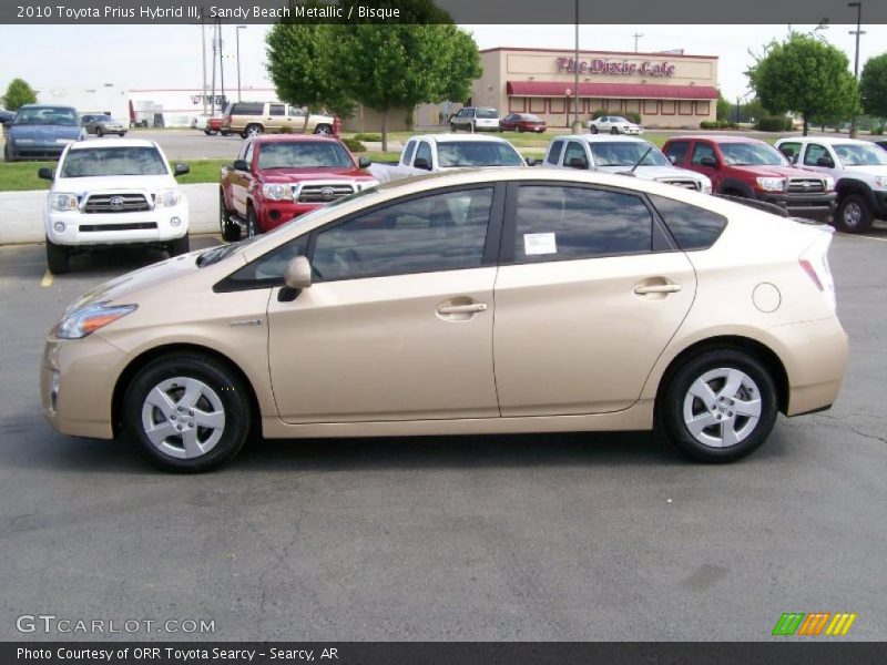 Sandy Beach Metallic / Bisque 2010 Toyota Prius Hybrid III