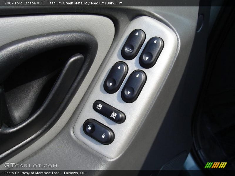 Titanium Green Metallic / Medium/Dark Flint 2007 Ford Escape XLT