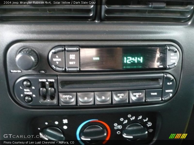 Solar Yellow / Dark Slate Gray 2004 Jeep Wrangler Rubicon 4x4