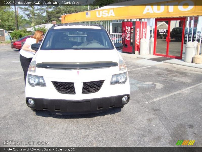 Arctic White / Dark Gray 2002 Pontiac Aztek AWD