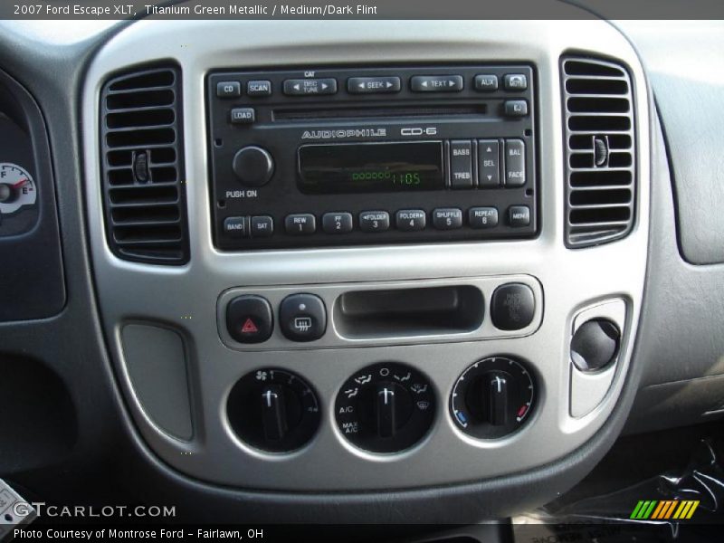 Titanium Green Metallic / Medium/Dark Flint 2007 Ford Escape XLT