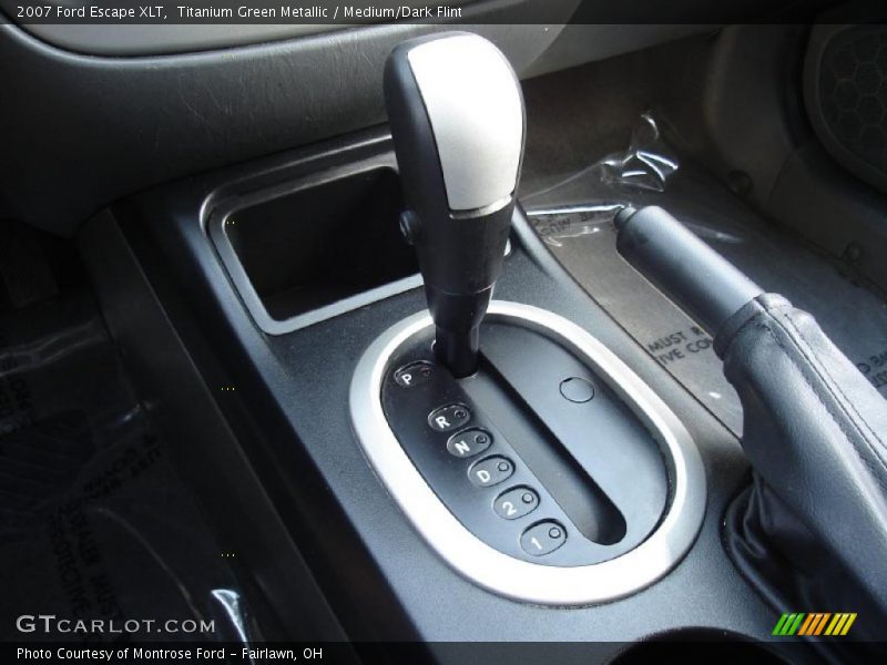Titanium Green Metallic / Medium/Dark Flint 2007 Ford Escape XLT